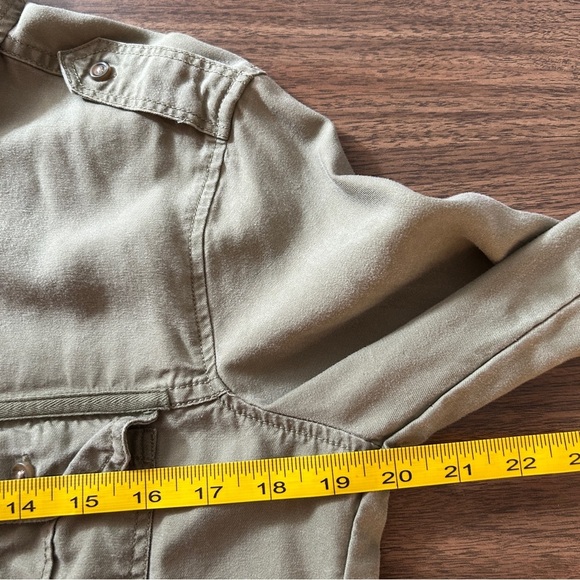 Hollister Utility Lyocell shirt M - Picture 8 of 9